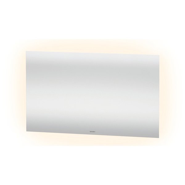 Duravit Light & Mirror Mirror, 47 1/4 X1 1/4 X27 1/2  White Matt, Square, Switch & External LM7808000006000
